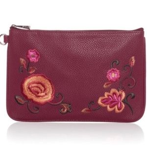 Thirty-one Rubie Mini Deep Merlot Pebble with Embroidery